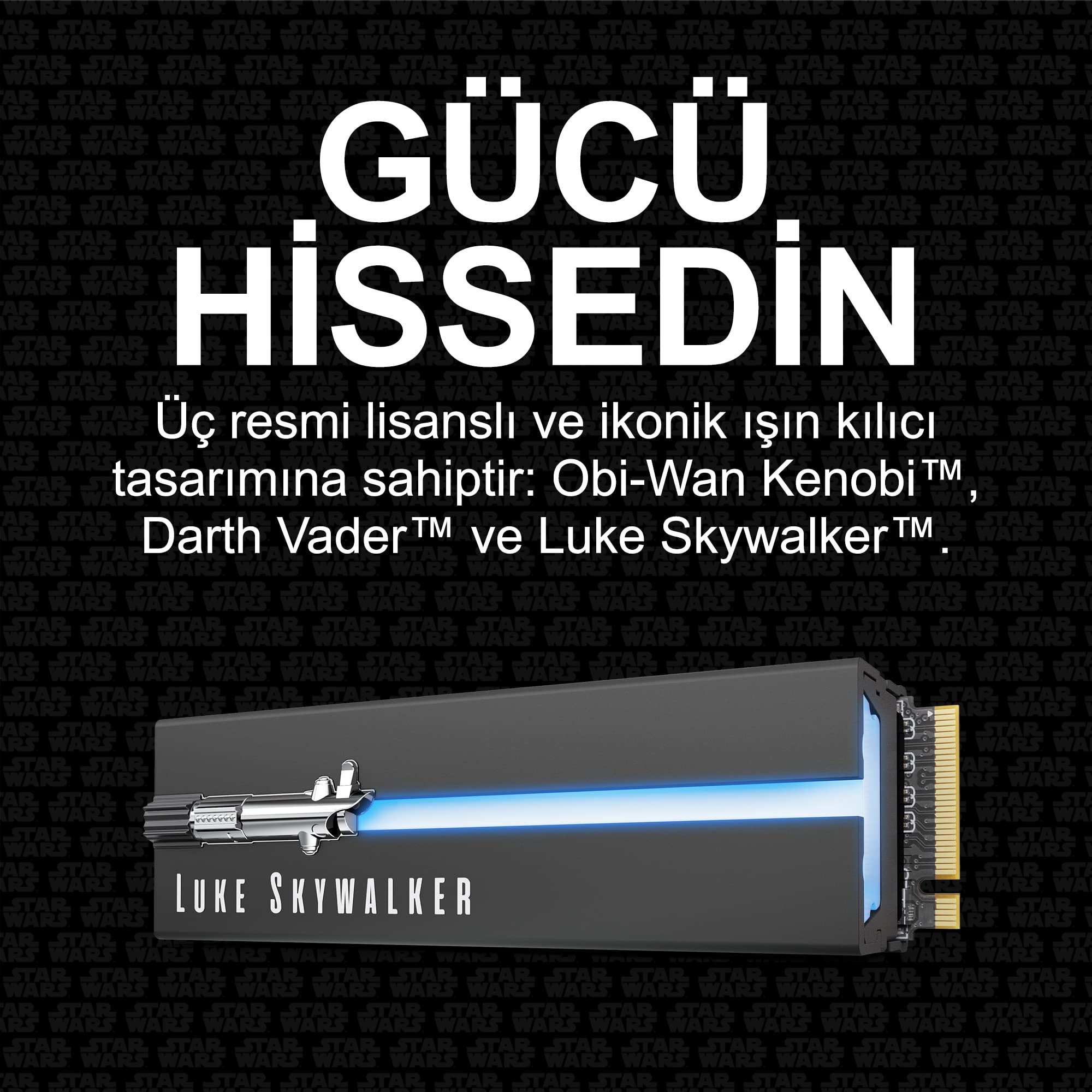 Seagate FireCuda Lightsaber Legends Special Edition 1TB, Dahili